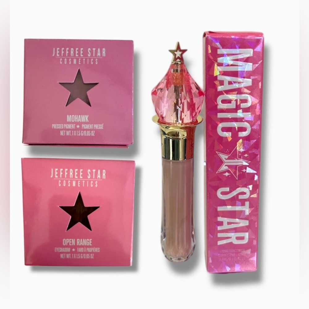 Jeffree Star Cosmetics Magic Concealer C9 & 2 Eyeshadows Mohawk & Open Range
